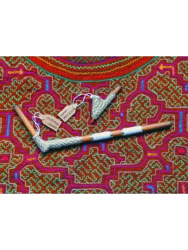 Kuripe and Tepi Traditional Handmade Rapé Snuff Applicators Pipes Brown