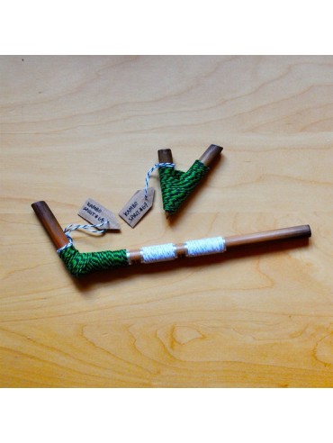 Kuripe and Tepi Traditional Handmade Rapé Snuff Applicators Pipes Green Kuripe and Tepi Traditional Handmade Rapé Snuff Applicators Pipes Green