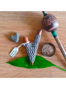 Kuripe Rapé Snuff Self Applicator Pipe Black 