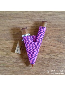 Kuripe Rapé Snuff Self Applicator Pipe Pink